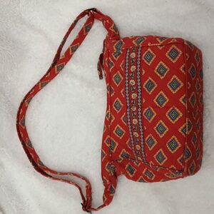 Vera Bradley Red and Blue Crossbody Bag